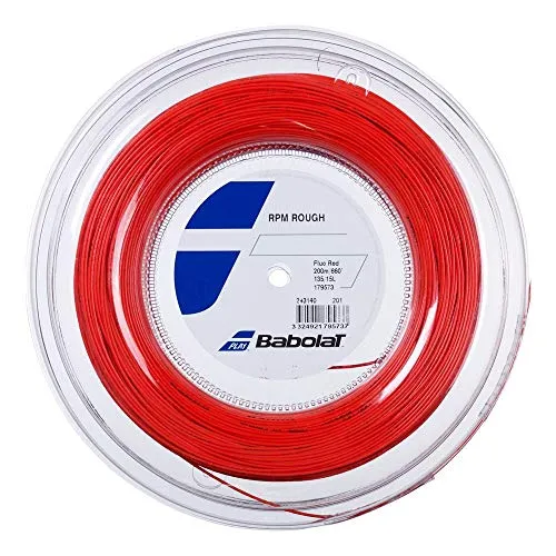 Babolat RPM Rough 200m, calzetti Unisex-Adulto, Rosso Fluo, 135