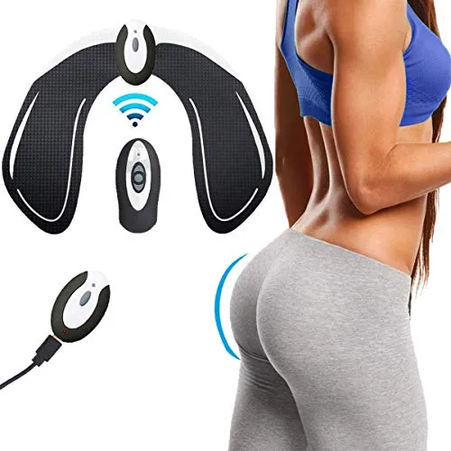 Nitoer EMS Glutei Elettrostimolatore Muscolare Elettronico Natica Trainer,Glutei Allenatore con USB Ricaricabile, Glutei Allenatore Intelligenti per l'anca Donna Intelligent HipTrainer