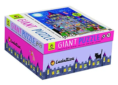 Giant Puzzle Le Fate e Gli Orchi 48 pz 100 x 70 cm Faires And Ogresi Made in Italy