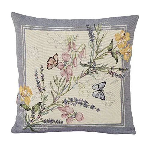 Copricuscino Luisa Uni, Gobelin Jacquard, 45x45cm - qualità e Tradizione Tessile dall'Alto Adige - 1001 09 001U