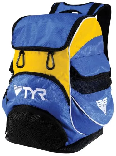 TYR Alliance Team Zaino da Nuoto, Blu Royal/Giallo