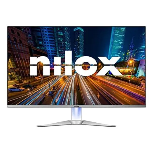 Nilox Slim Monitor Multimediale LED 21.5", VGA-DVI-HDMI, Full HD 1920 x 180p, 16:9