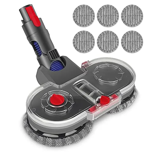 Accessori per Dyson aspirapolvere senza fili Adatto per Dyson V7 V8 V10 V11 V15 lucidatrice pavimenti fornito con 6 stracci per la pulizia sostituibili Viene fornito con un serbatoio dell'acqua