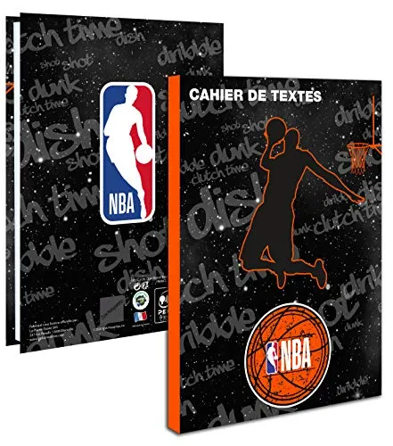 LPD - Quaderno per testo, motivo: BASKET NBA, 15 x 21 cm