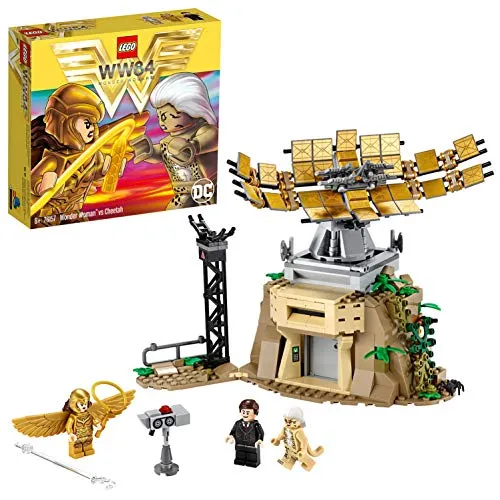 LEGO Super Heroes Wonder Woman vs Cheetah, con Minifigura di Max, Set di Costruzioni, Giocattoli da Collezione per Bambini, 76157