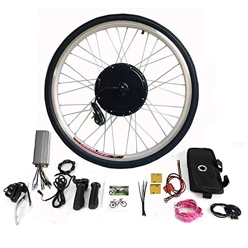 28" 36V/ 48V 250W/ 500W/ 800W/ 1000W Kit di Conversione Motore Bici Elettrica Ruota Posteriore E-Bike Mozzo Ruota Posteriore Kit Motore Bici Elettrica con LCD (LCD Incluso, 36V 800W)