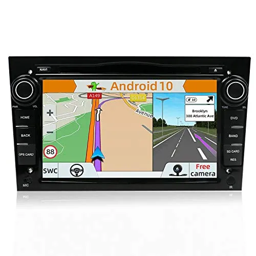 YUNTX Android 10 Autoradio per Opel Astra/Vectra/Zafira | 2 DIN | Fotocamera posteriore e Canbus GRATUITI | 7 Pollici | Supporta Mirror-link/Controllo del volante /4G/WiFi/Bluetooth/DAB+