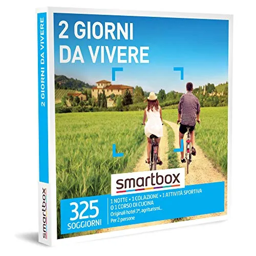 Smartbox - Cofanetto regalo 2 giorni da vivere - Idea regalo originale - Una notte con colazione e un'attività per 2 persone