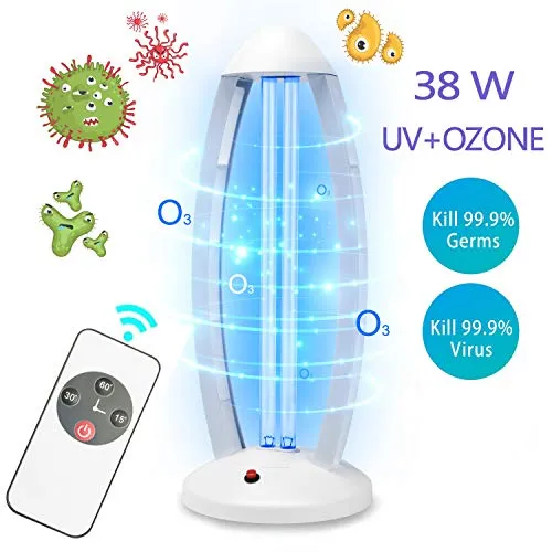 Luce UV Sterilizzatore a raggi ultravioletti Germicida Disinfezione Lampada Antibatterica 99% Home Ozono UV Disinfezione Luce di Sterilizzazione