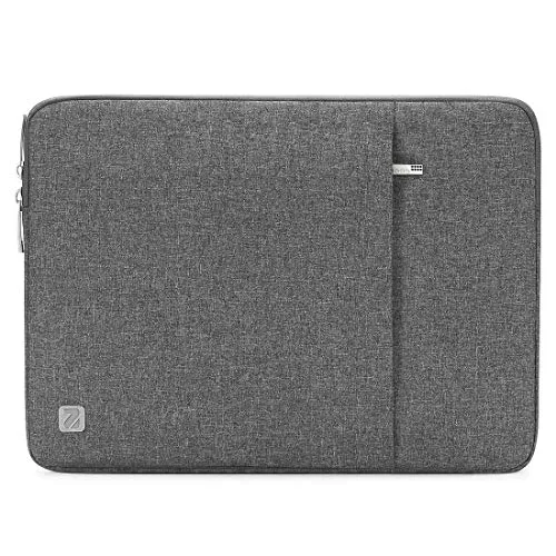 NIDOO 10,1 Pollici Laptop Sleeve Custodia Borsa Custodie Morbide Protettiva Notebook Porta PC Case Portatile Computer Tablet per 10.5" 11" iPad Pro Air / 10.2" iPad / Surface Go 2, Grigio