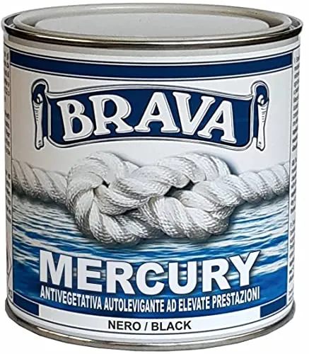 Brava Mercury Antivegetativa, Nero, 750 ml