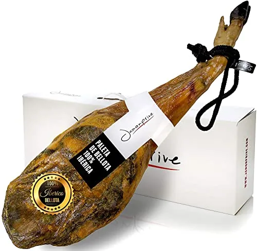 Prosciutto Spagnolo Pata Negra Ibérico 100% Puro di Ghianda (Spalla) 4 – 4.5 Kg - Jamon Iberico (Paleta 100% Iberica Pura de Bellota)