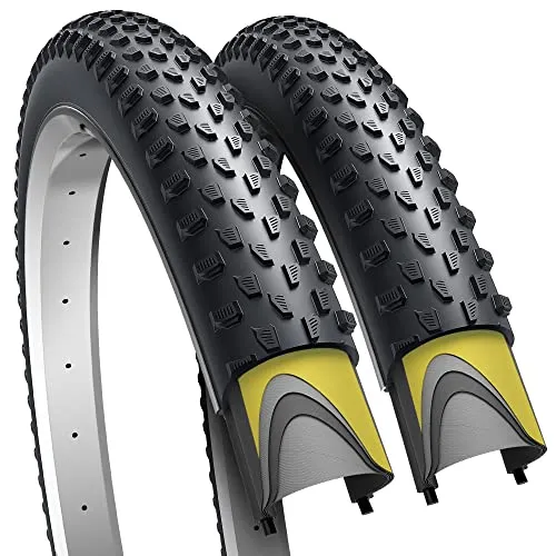 Fincci Coppia Copertone 29x2.10 Policci 52-622 Pieghevole Copertoni MTB 29 con Protezione Antiperforazione da 1 mm per Gravel MTB Montagna Ibrida Bici Corsa Bicicletta con 29 x 2.10 Pneumatico