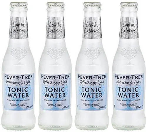 Fever Tree Naturally Light Indian Tonic Water 4 X 200ML