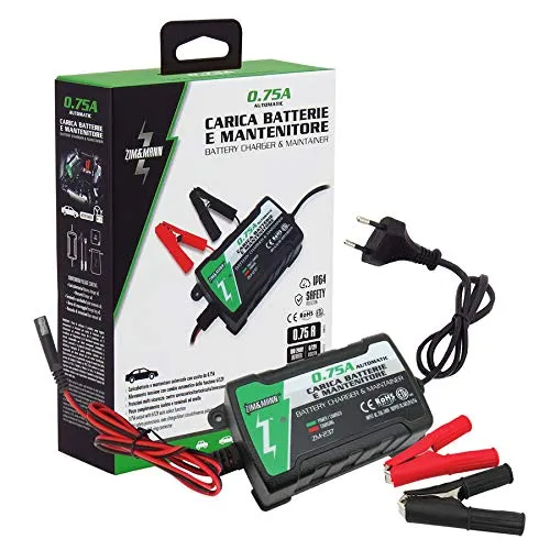 ZIM&MANN Carica Batteria e Man 6V/12V 0.75A