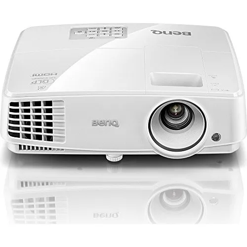 BenQ MS527 Videoproiettore proiezione DLP, Risoluzione: SVGA / HDTV massima 1080p / Supportata VGA (640 x 480) to WUXGA_RB (1920 x 1200), Supporto Blu-ray Full HD 3D, 3300 lumen, 13000:1, Bianco