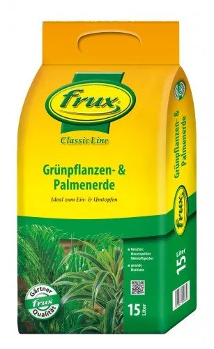 frux ClassicLine - Terriccio per piante verdi e palme (Comfort), 15 l