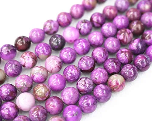 All' ingrosso sugilite perle, 4 mm 6 mm 8 mm 10 mm 12 mm 14 mm sugilite liscio e perle.sugilite perle all' ingrosso. All' ingrosso perline. 8mm,47pcs