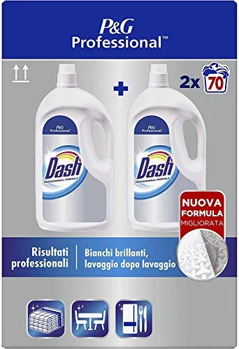 DASH Professionale Detersivo Liquido, Neutro, 3,85 L