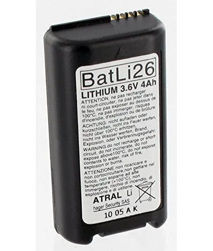 DAITEM - Batteria Batli26 di origine Daitem 3, 6V 4Ah allarme litio - BATLI26