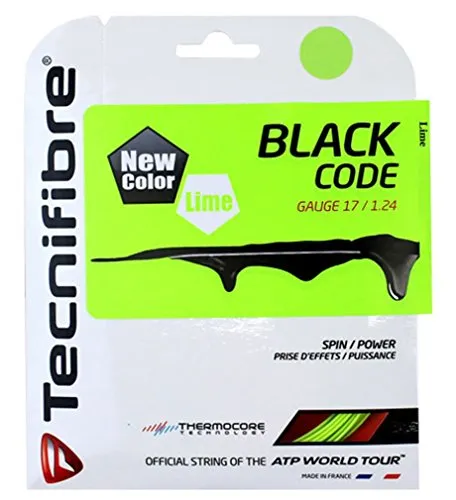 Tecnifibre Black Code Lime 12m - 1.24
