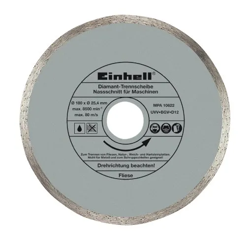 Einhell 4301170 Disco Diamantato 178 X 25,4 X 1,6 mm