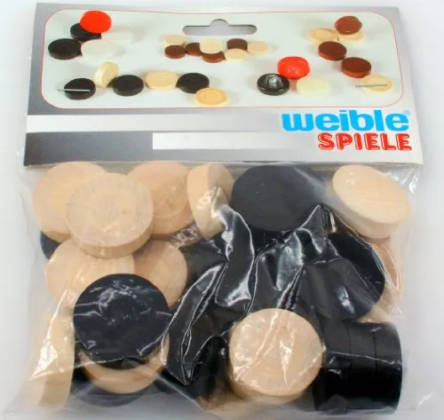 Weible 03938 - Pedine da Backgammon in Legno