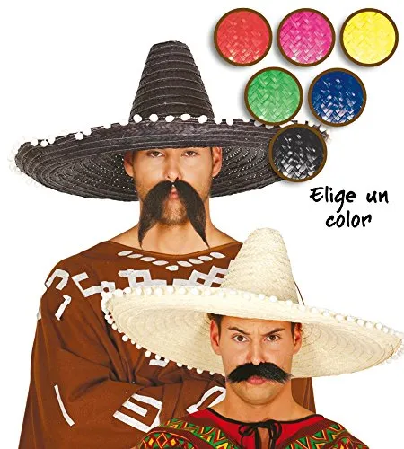 Fiestas Guirca Maxi Sombrero Messicano 60 cm Cappello per Travestimento Mexico