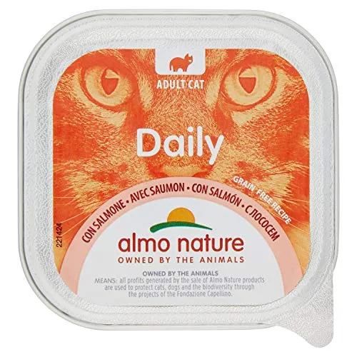 Almo Nature - Daily Menu Adult con Salmone Vaschetta 100,00 gr