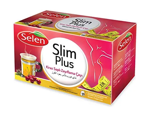 Selen Slim Plus Cherry, 20 bustine di tè confezionate singolarmente - 40 g