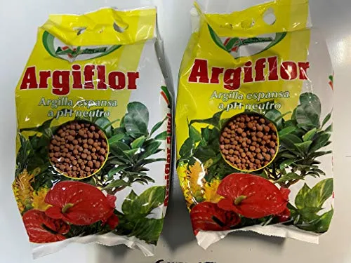 ALFE Argiflor Argilla Espansa a PH Neutro 5 Lt Offerta X Due Pezzi