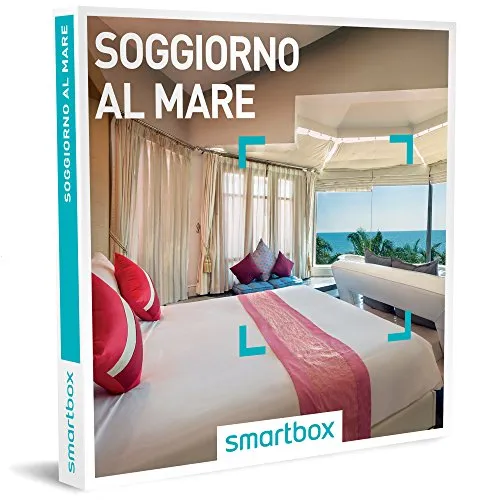 SMARTBOX - Cofanetto regalo coppia - idee regalo originale - 2,3, o 4 giorni al mare con possibilità di cena e benessere