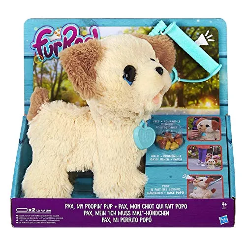 Hasbro FurReal, Pax Il Cagnolino Che Fa i bisognini, Esclusivo Amazon