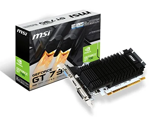 Msi VGA GeForce N730K-2GD3H/LP Scheda Grafica, Nero