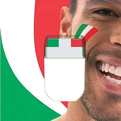 Stick make up tricolore ITALIA viso bandiera italiana offerta calcio mondiali