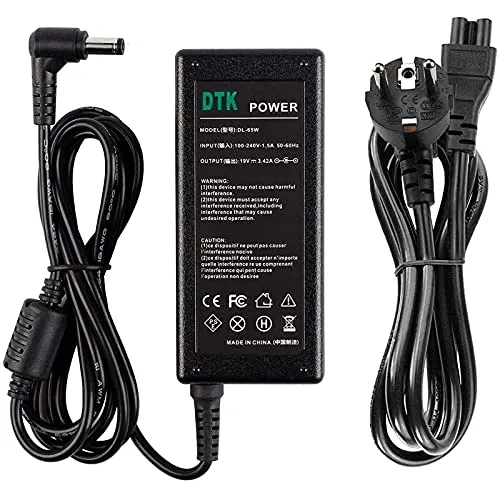 DTK 19V 3.42A 65W PC Portatile Alimentatore caricatore per MSI ASUS Computer Caricabatteria Laptop Caricatori e alimentatori per PC portatili Notebook Adattatore Connettore: 【5.5 X 2.5mm】