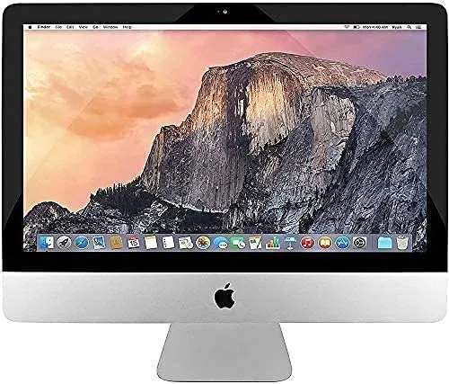 Apple iMac 21.5" (i5-7400 3.0ghz 8gb 1tb HDD) QWERTY U.S Tastiera MNDY2LL/A Meta 2017 Argento - (Ricondizionato)