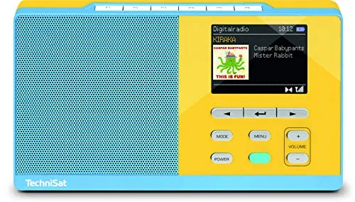 TechniSat Digit Radio Kira 1 (Portables DAB +/FM Radio con display a colori e kiraka tasto di scelta diretta)