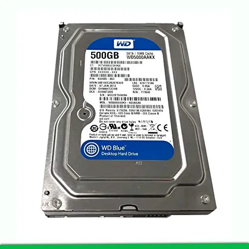 Hard disk interno 500GB / Sata 3.5Inc. Western Digital (Ricondizionato)