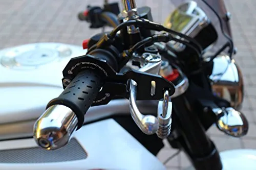 Antifurto moto e casco combinato Standard Nero con lucchetto Abus