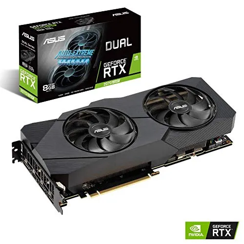 ASUS DUAL RTX 2070S 8G SUPER EVO Grafikkarte - 3x DisplayPort / 1x HDMI