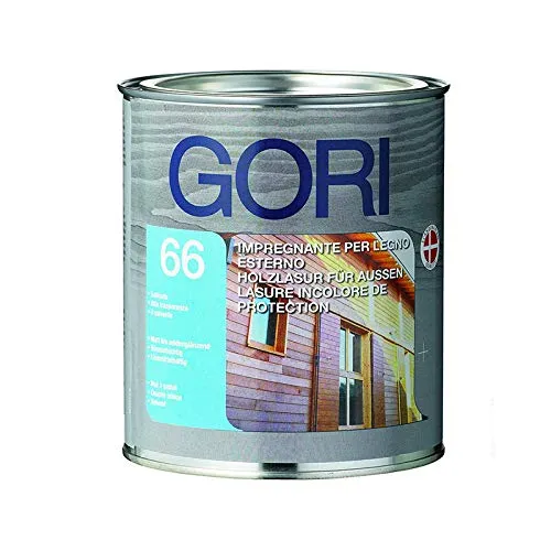 Gori 66-7813 NOCE MEDIO 0,75 l - Impregnante di finitura per legno esterno