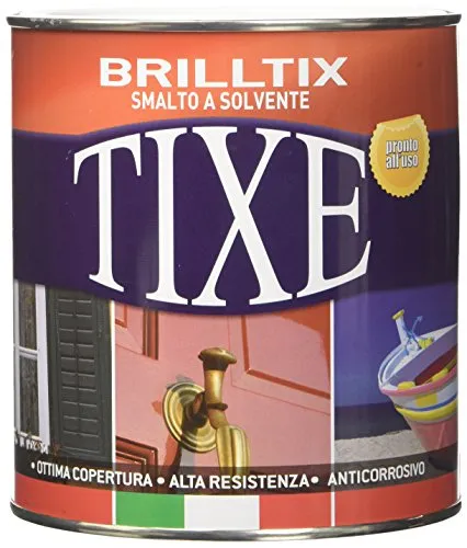 TIXE 104.601 Brilltix Smalto a Solvente, Vernice, Bianco Lucido, 750 ml