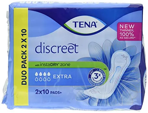 TENA, Assorbenti Lady Extra, 3 x 20 pz. (60 assorbenti)