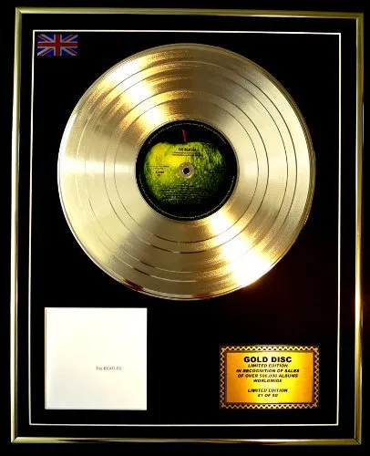 The Beatles/Ltd. Edition CD Gold Disc/Record/The White Album