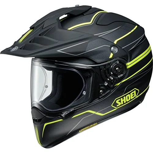 CASCO ENDURO SHOEI HORNET ADV NAVIGATE NERO OP.FLU TAGLIA L