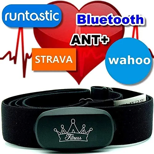 Heartbeat Bluetooth & ANT+ per Garmin Wahoo Polar RUNTASTIC STRAVA ENDOMONDO TomTom Apple iPhone Android Chest Strap Frequenza cardiaca Monitor HRM Sensore