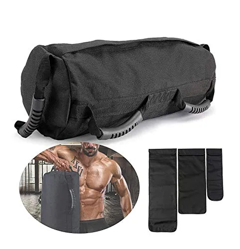 PELLOR Sandbag, Fitness Training Power Bag Sacca Allenamento 0-27 kg, Perfetta per Migliorare Equilibrio Functional Training e Potenziamento Muscolare