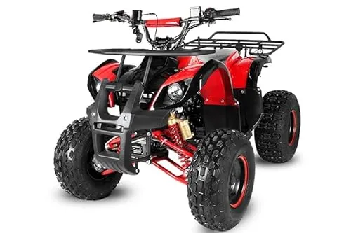 Nitro Motors 125cc ATV Quad Toronto RG8 S Automatico + Retromarcia Quad per Bambini ATV Bike Tasca Vettura per Bambini - Nero