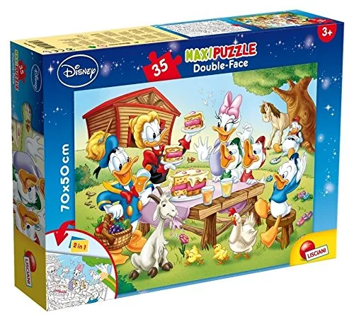 Lisciani Giochi- Mickey Disney Puzzle, 35 Pezzi, Multicolore, 48199